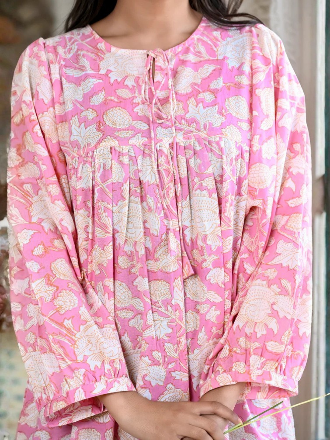 Blush Bloom Cotton Dress
