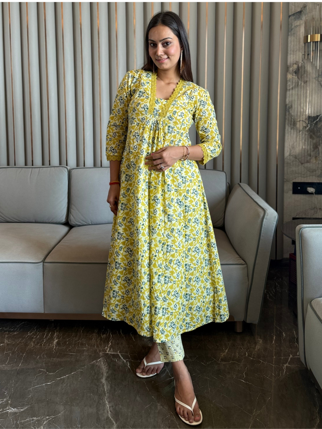 Sunshine And Bloom Cotton Co-Ord Set