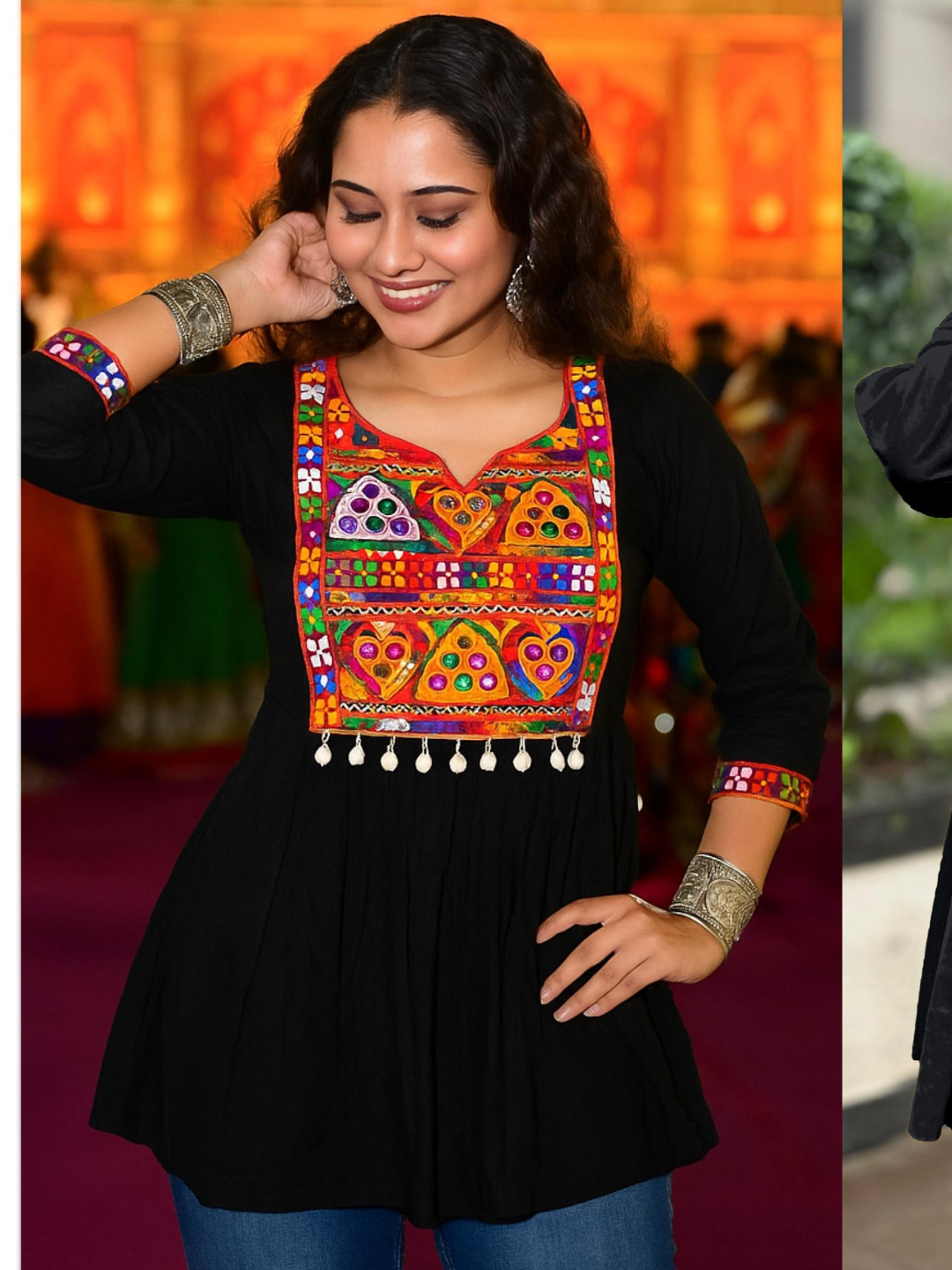 Fusion Navratri Top
