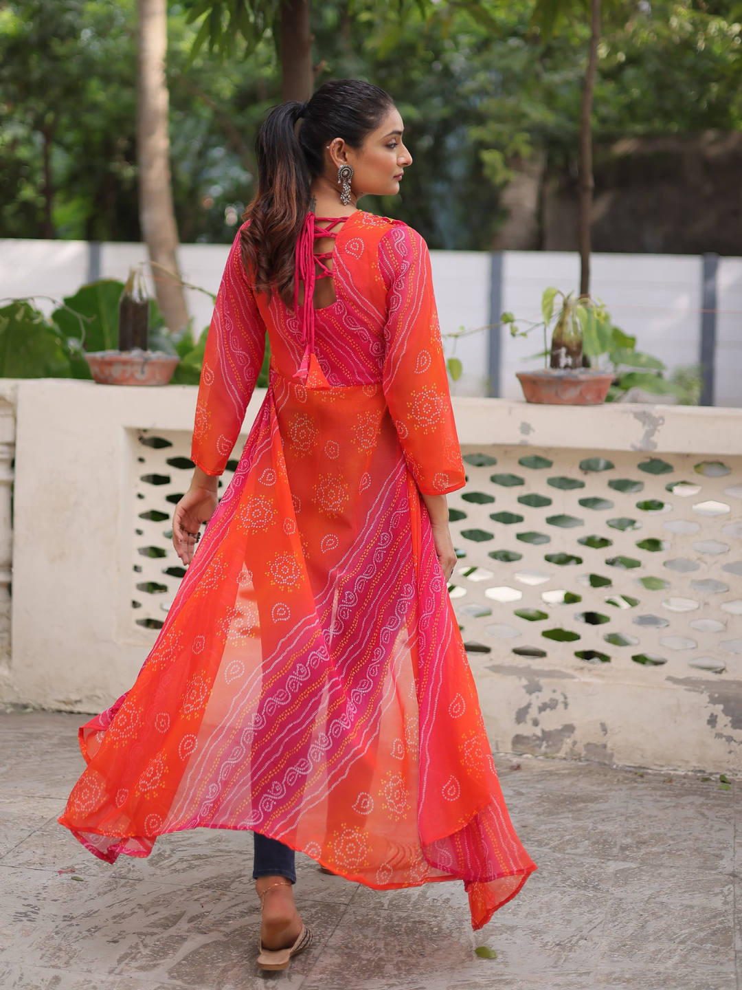 Fusion Flare Front-Open Kurti