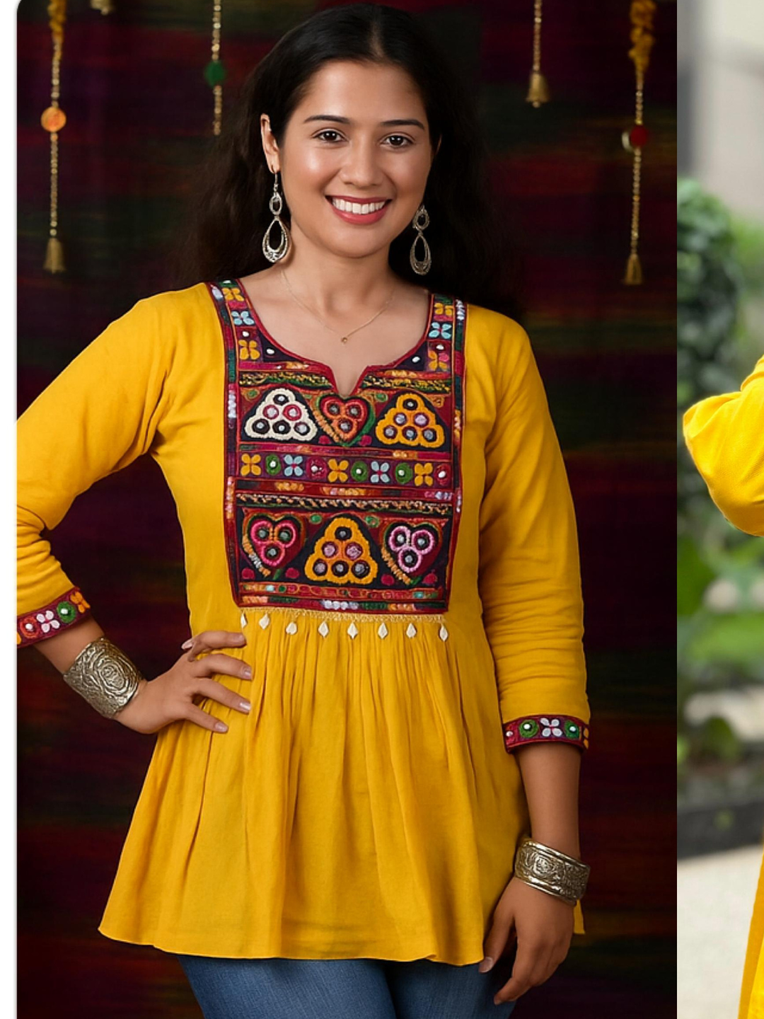 Fusion Navratri Top