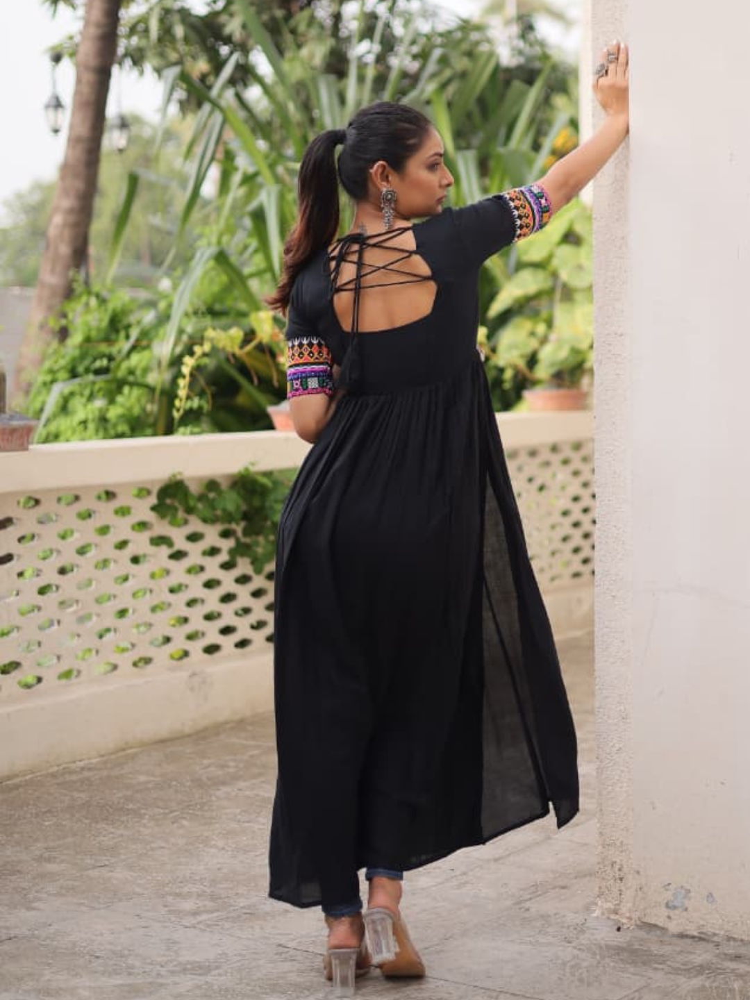 Navratri Kurti with Kodi Detailing