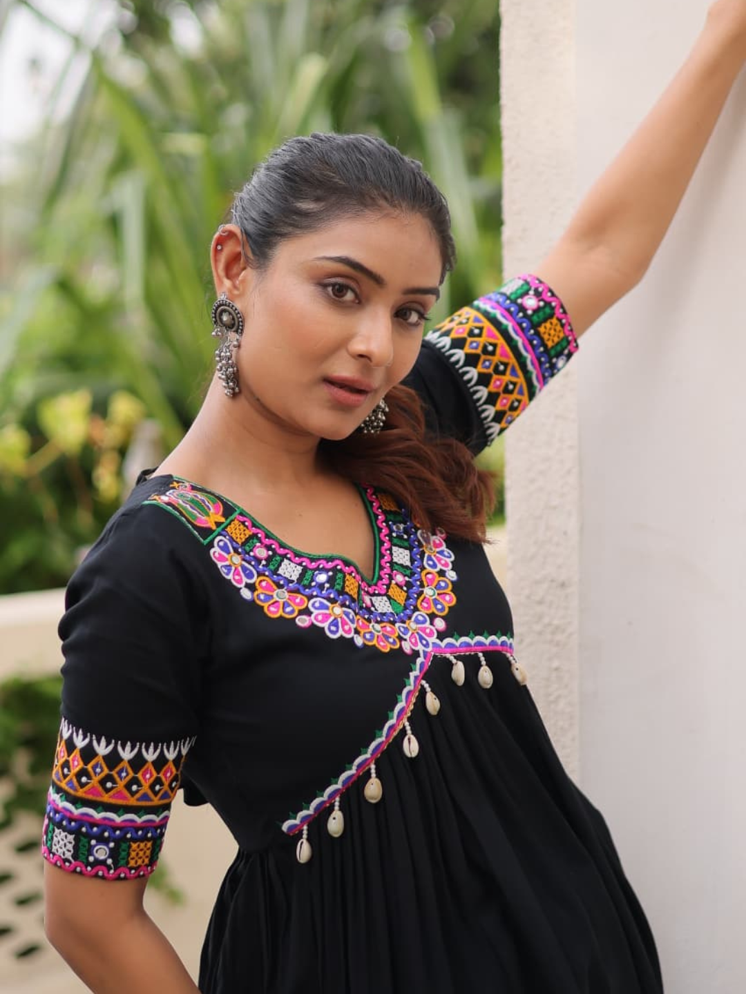 Navratri Kurti with Kodi Detailing