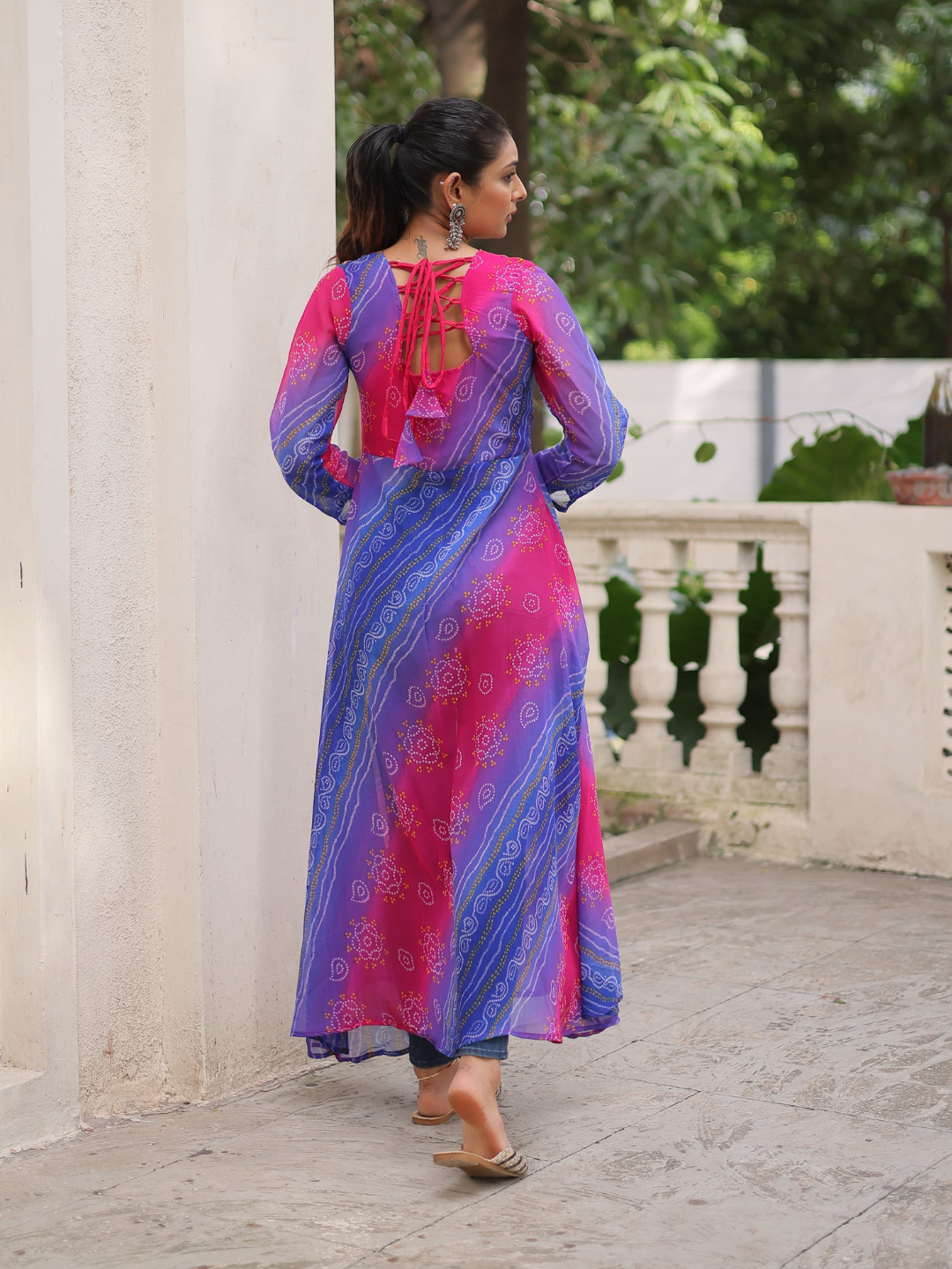 Fusion Flare Front-Open Kurti