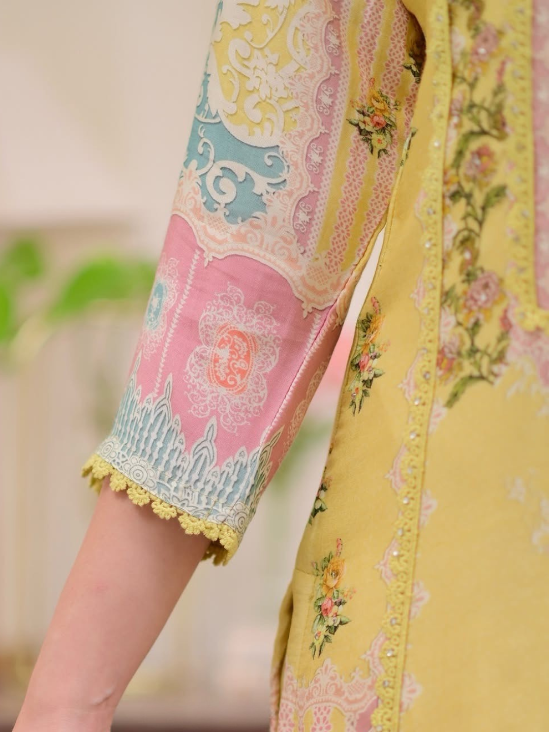 Sunshine And Pastels Soft Loom Dupatta Set