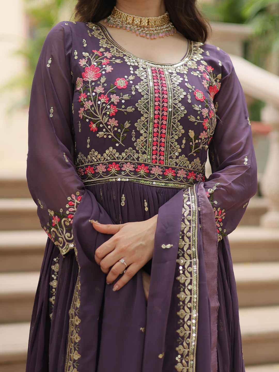 Blooming Elegance Palazzo Set