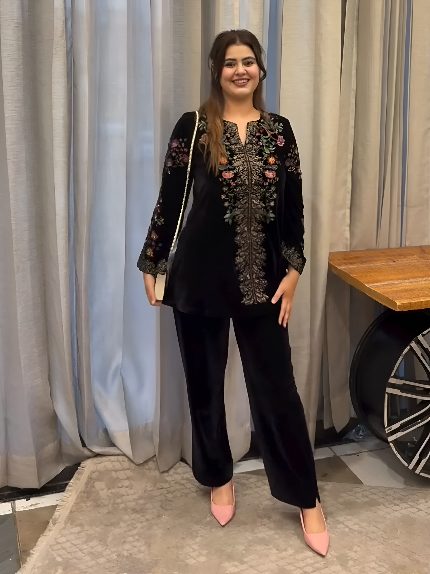 Velvet Bloom Co-ord Set