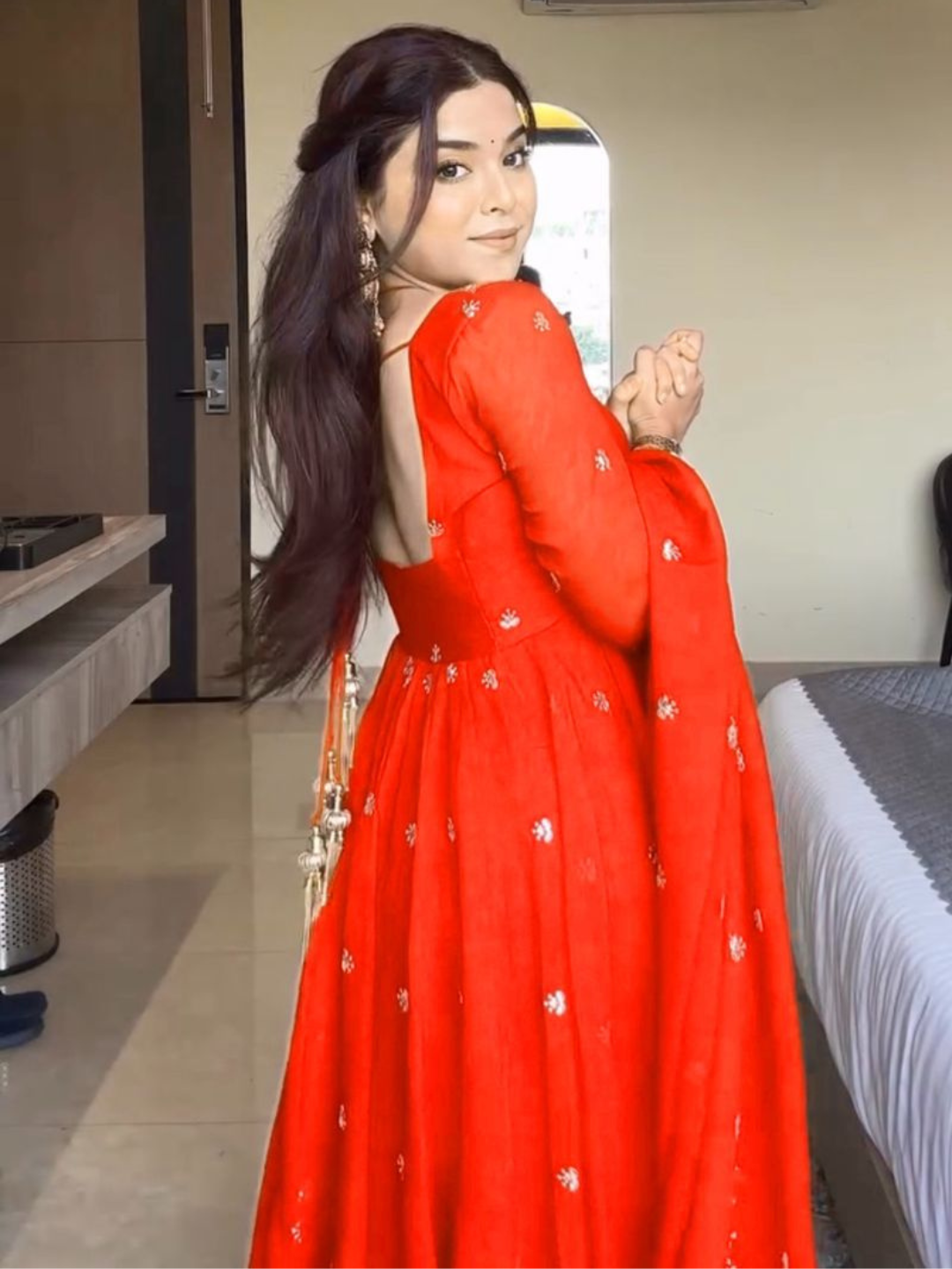 Twirl in Tradition Festive Anarkali