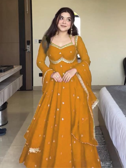 Twirl in Tradition Festive Anarkali