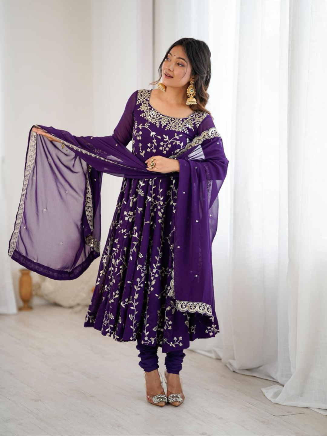 Regal Radiance Festive Anarkali Set