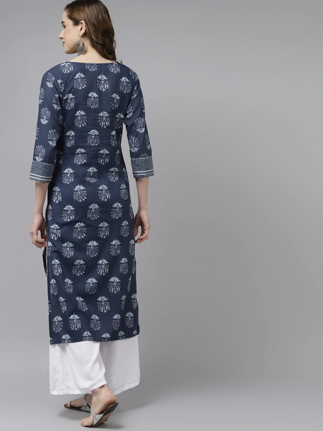 Indigo Block Print Kurti