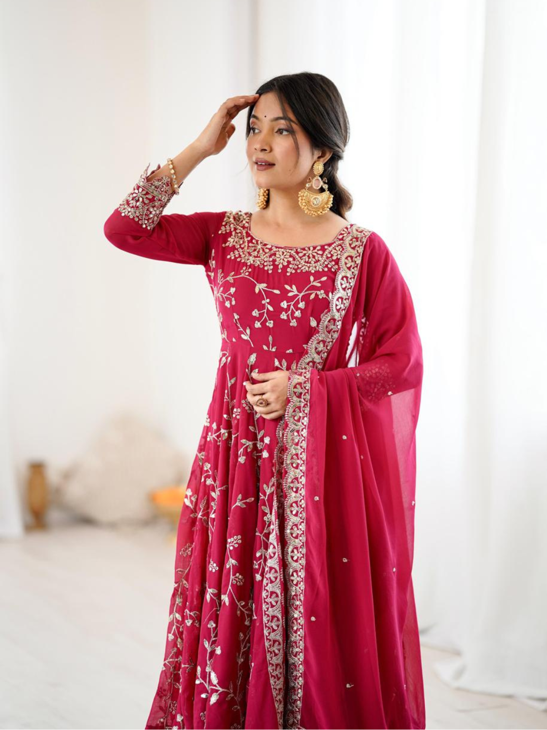 Regal Radiance Festive Anarkali Set