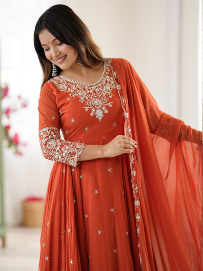 Grace in Every Twirl Anarkali Set