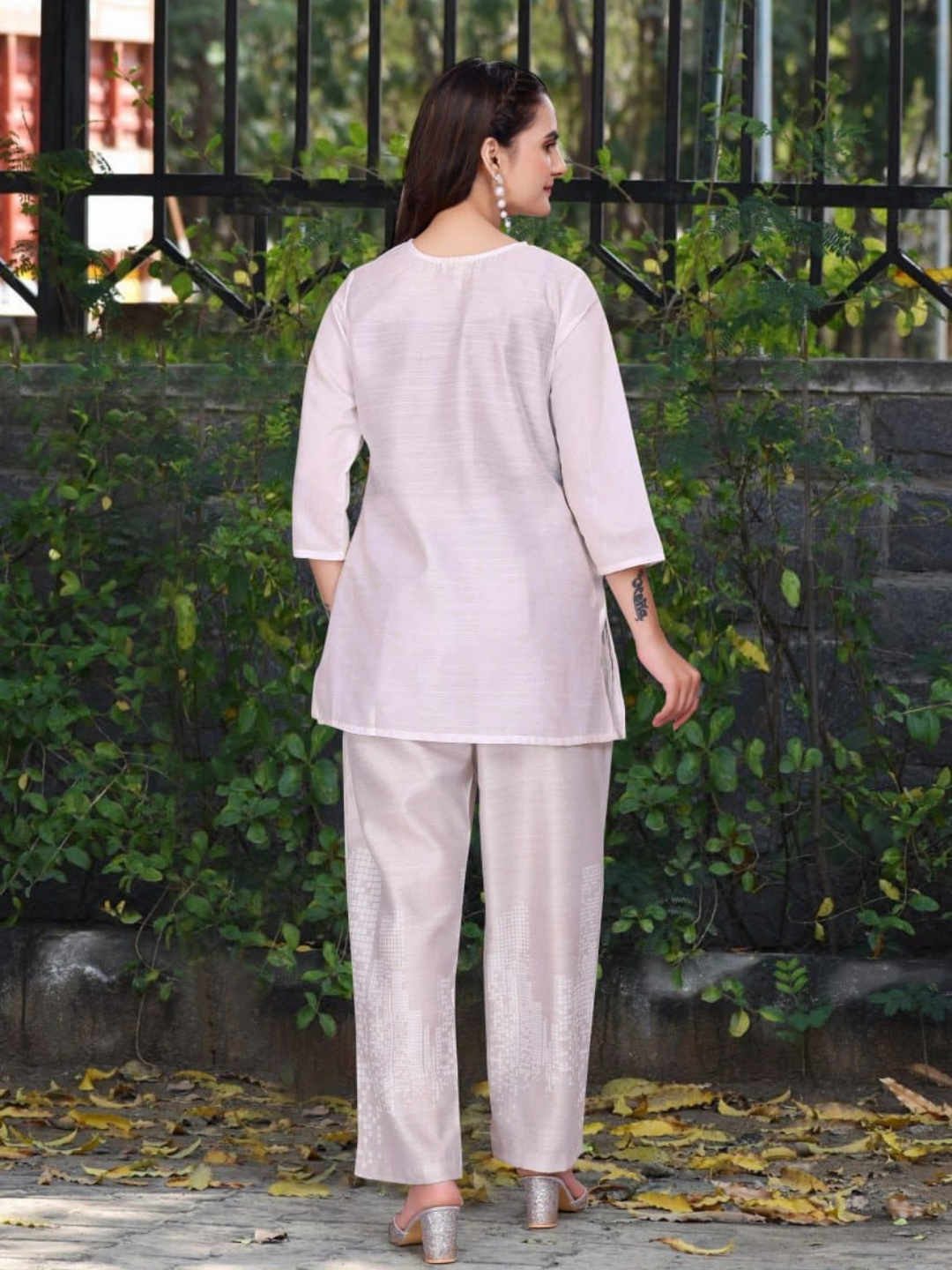 City Chic Co-ord Set with Urban Muse Print