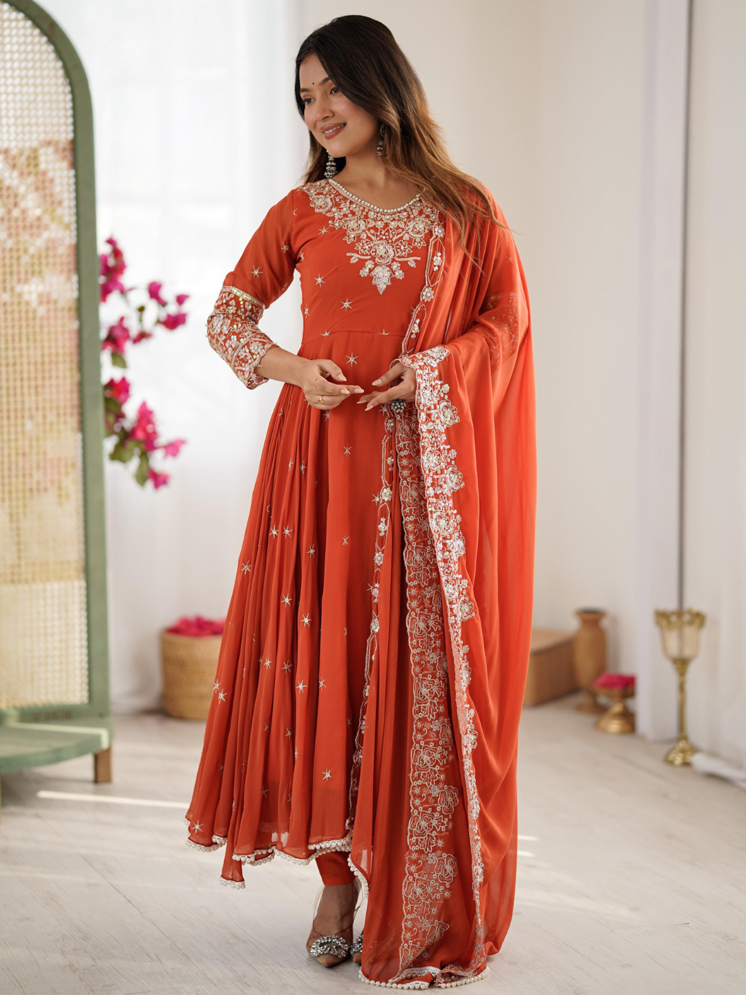 Grace in Every Twirl Anarkali Set