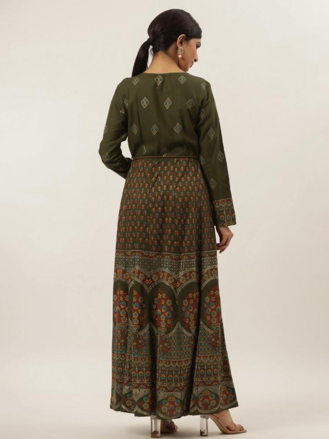 Dark Green Long Dress