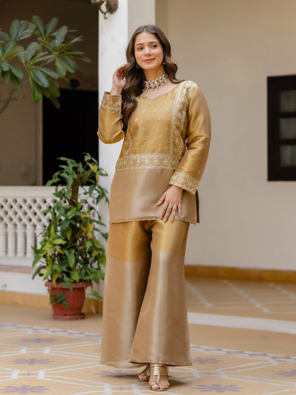 Subtle Shine Two Tone Co-ord Set