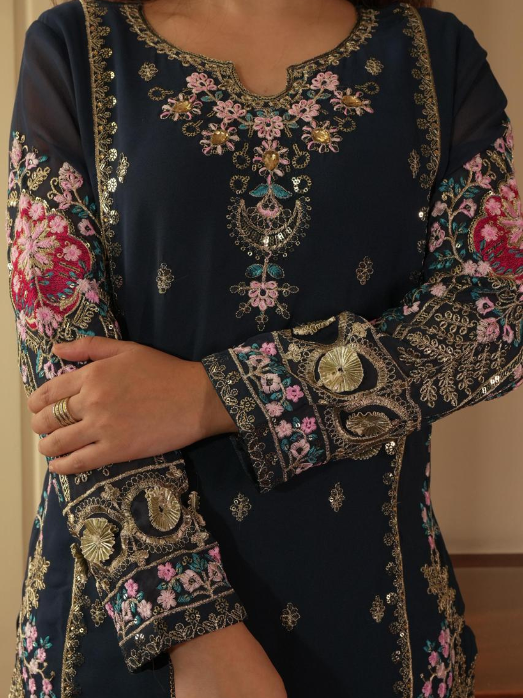 Celestial Floral Georgette Suit