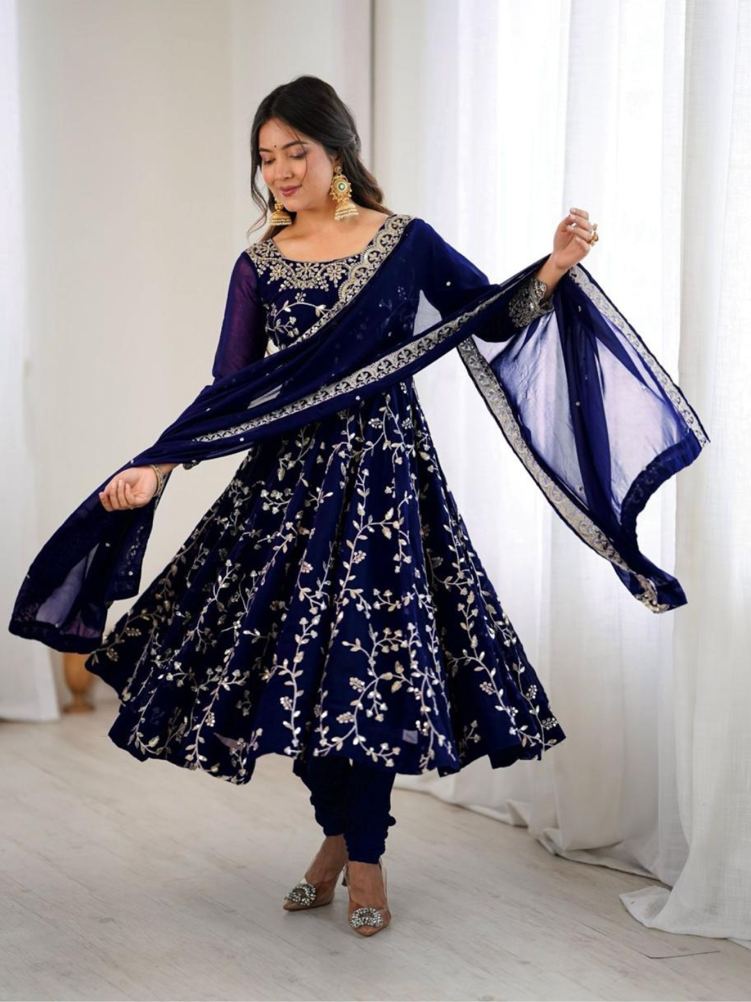 Regal Radiance Festive Anarkali Set