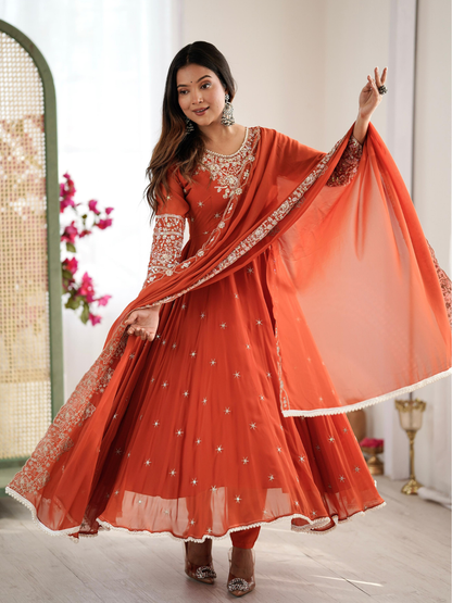 Grace in Every Twirl Anarkali Set
