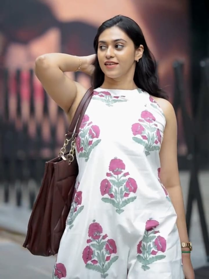 Pink Petal Handblock Set