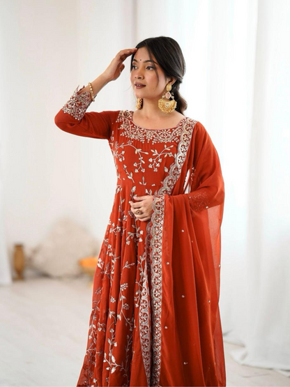 Regal Radiance Festive Anarkali Set