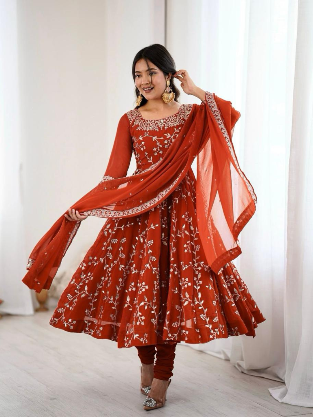 Regal Radiance Festive Anarkali Set