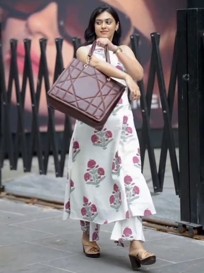 Pink Petal Handblock Set