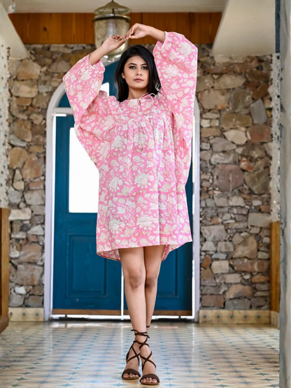 Blush Bloom Cotton Dress