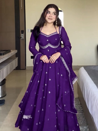 Twirl in Tradition Festive Anarkali