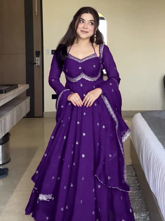 Twirl in Tradition Festive Anarkali