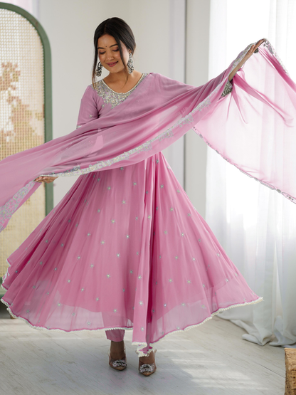 Grace in Every Twirl Anarkali Set