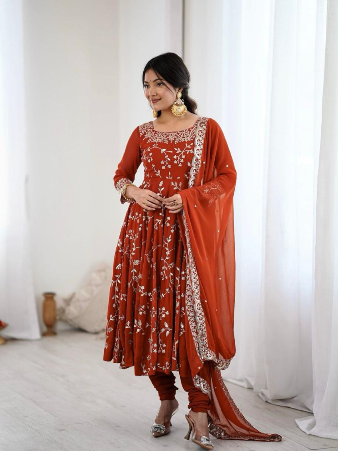 Regal Radiance Festive Anarkali Set