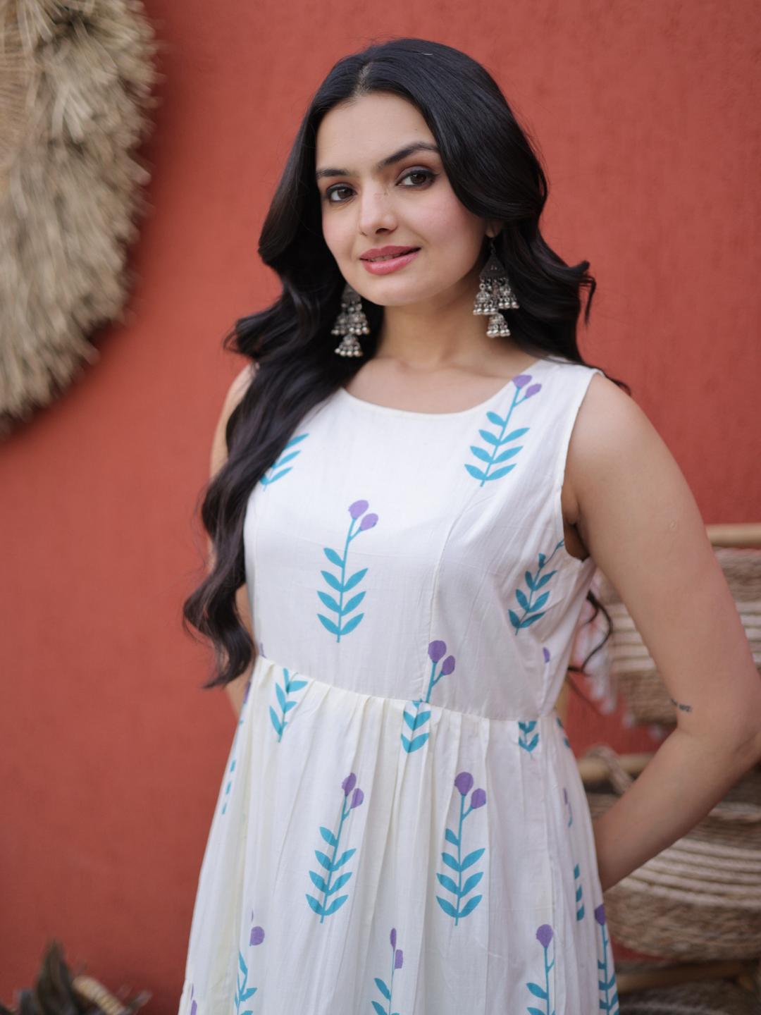 Twirl-Worthy Tiered Cotton Dress
