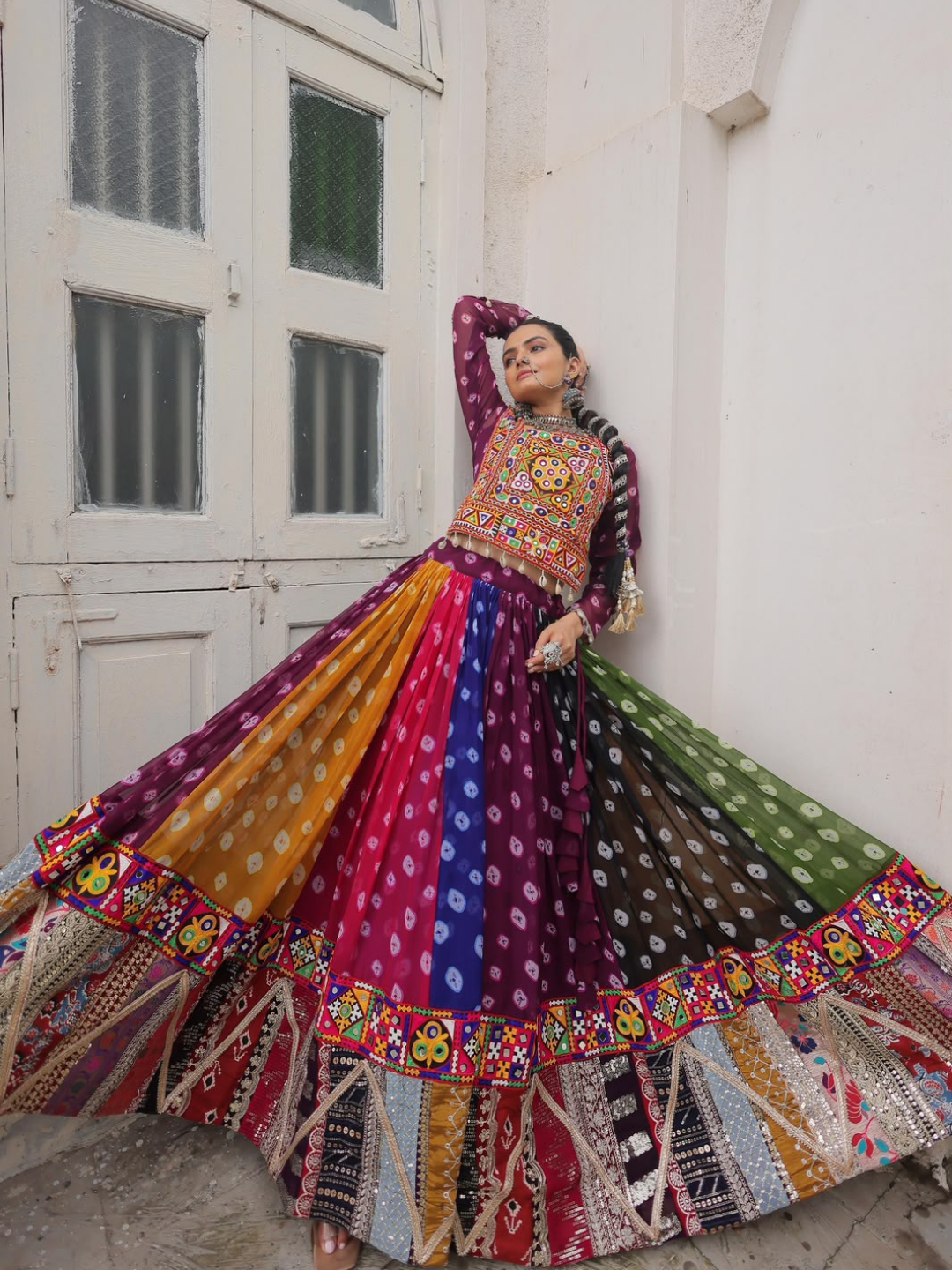Vintage Gamthi Lehenga Choli