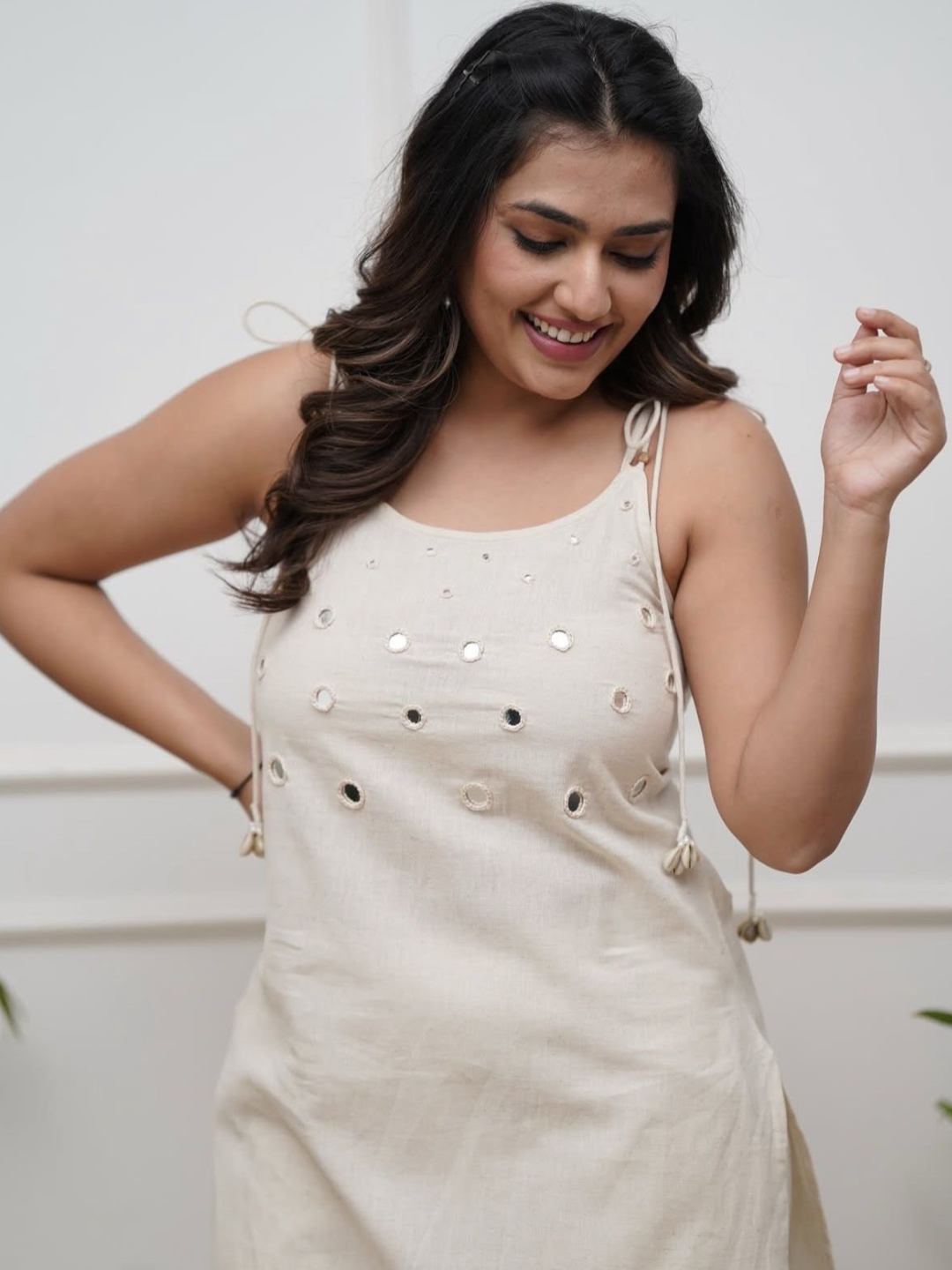 Mirror Muse Spagetti Cotton Co-ord Set