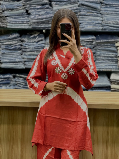 Summer Luxe Burbury Silk Co-ord Set