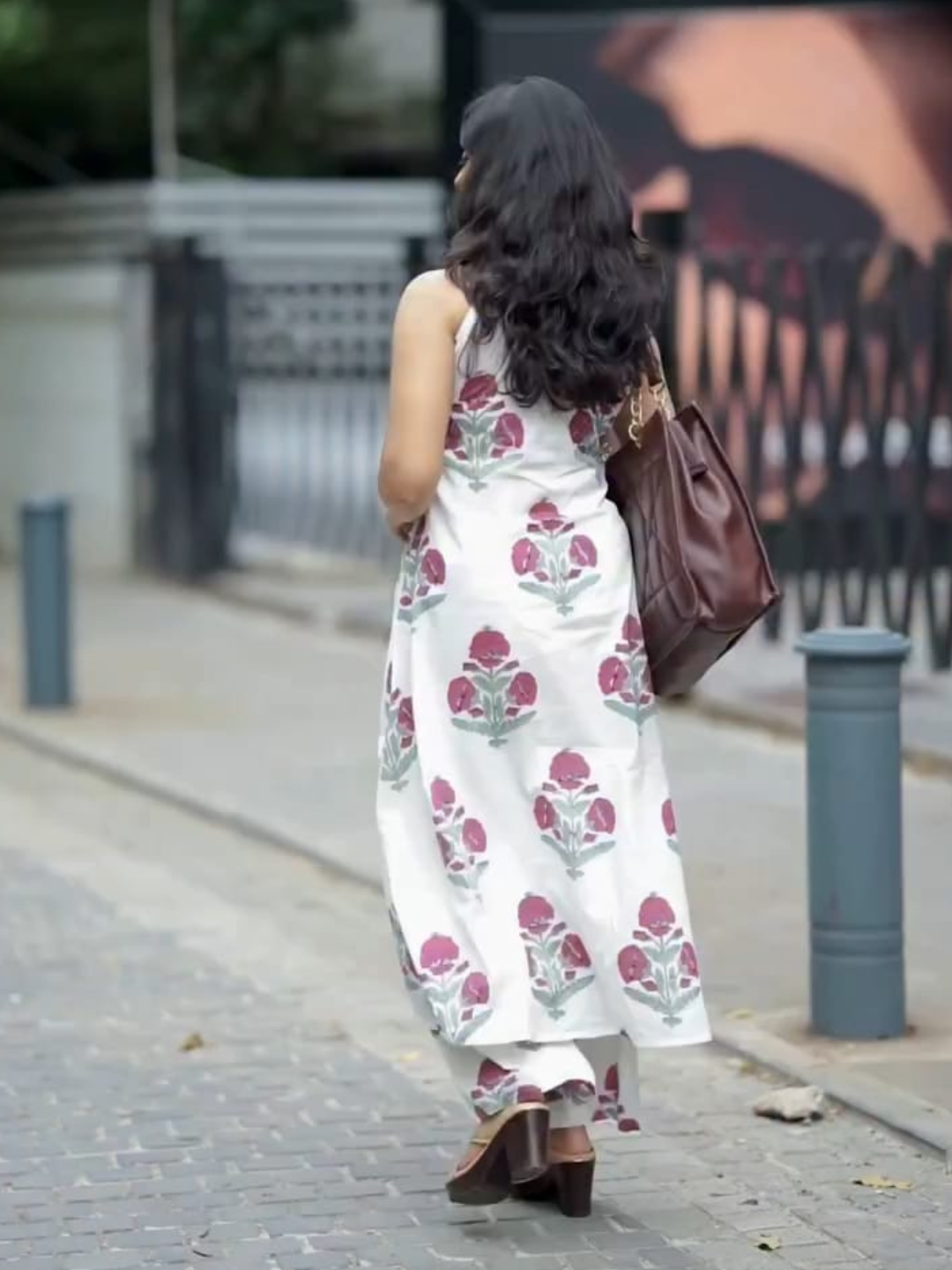 Pink Petal Handblock Set