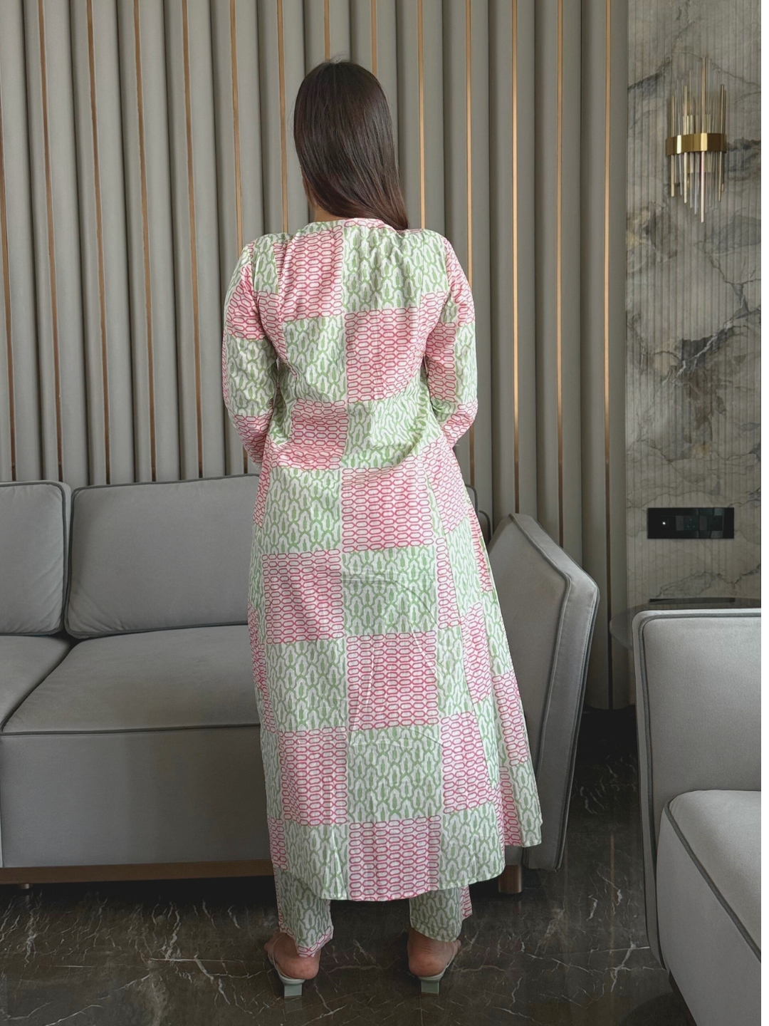 Playful Patterned Cotton Co-Ord Set