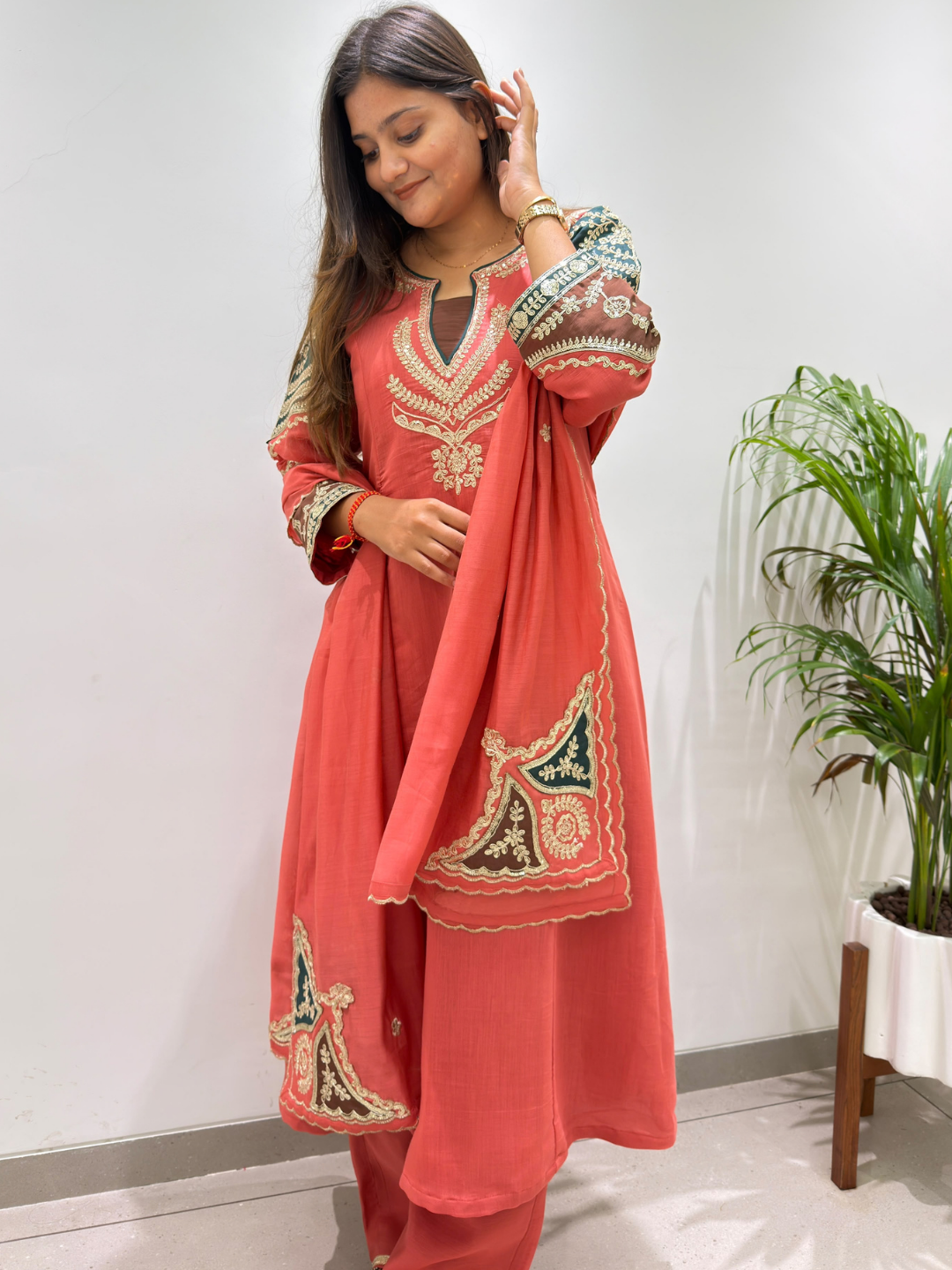 Festive Heirloom Chanderi Set