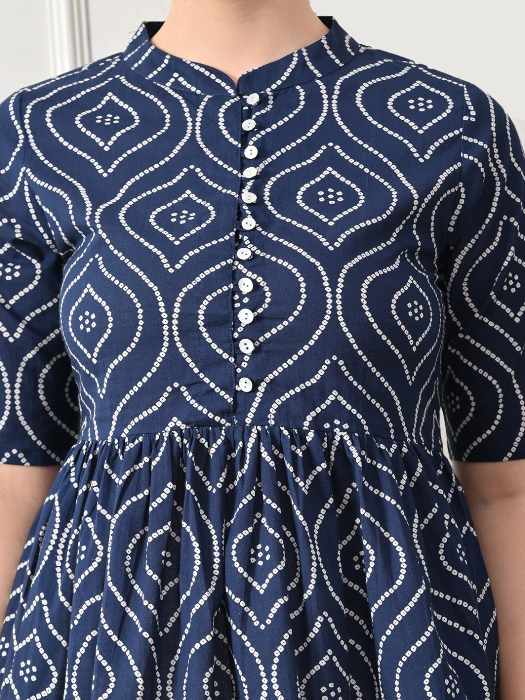 Indigo Breeze Cotton Top