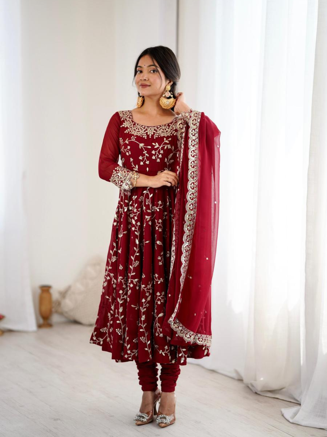 Regal Radiance Festive Anarkali Set
