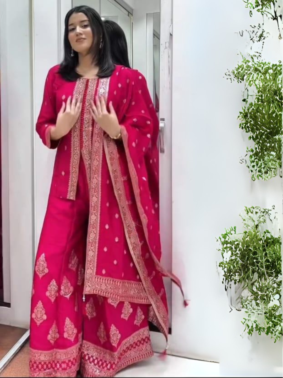 Banarasi Silk Sharara Set