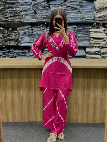 Summer Luxe Burbury Silk Co-ord Set
