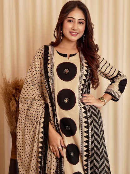 Ajrakh Charm in Everyday Cotton