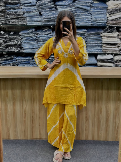 Summer Luxe Burbury Silk Co-ord Set