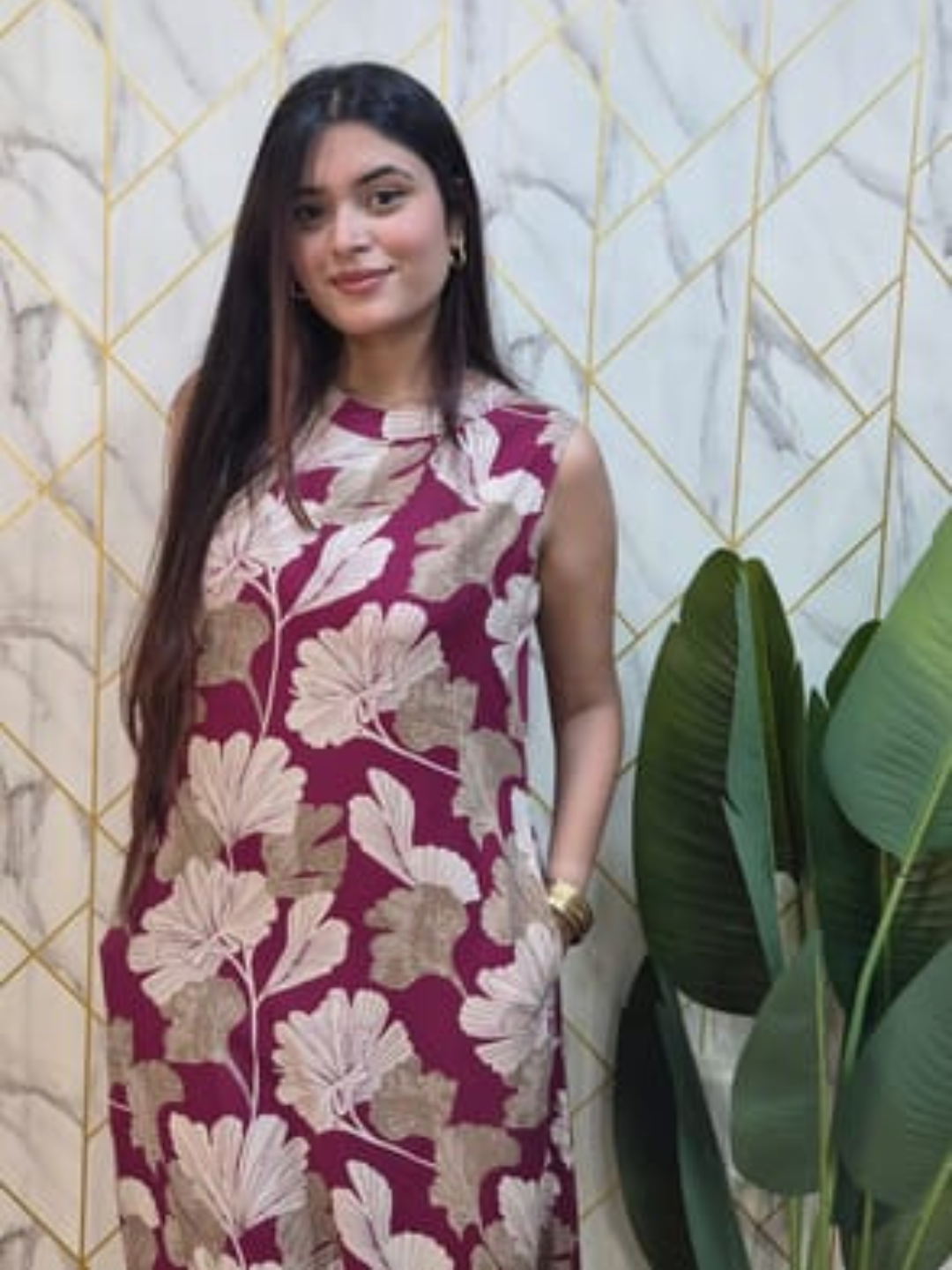 Burgundy Bloom Co-ord