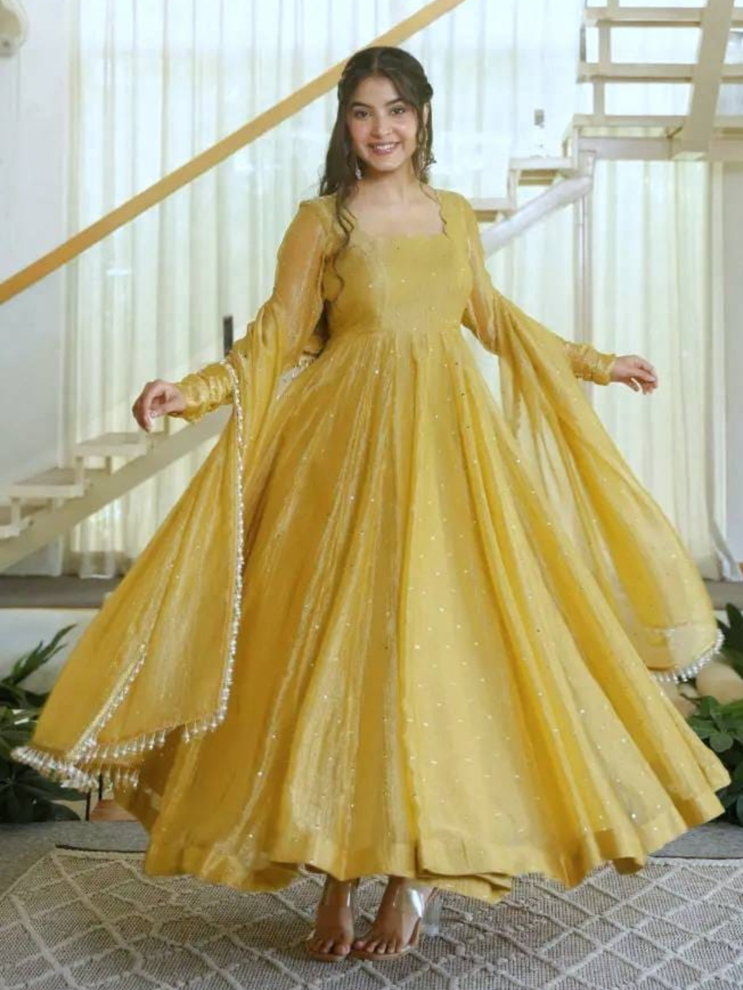 Celebration Edit Premium Anarkali Dupatta Set