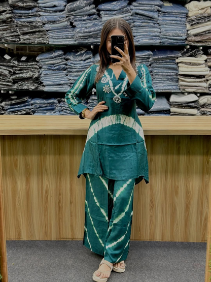 Summer Luxe Burbury Silk Co-ord Set