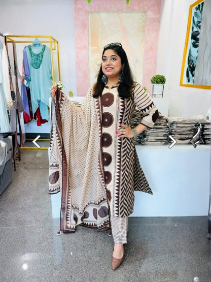 Ajrakh Charm in Everyday Cotton